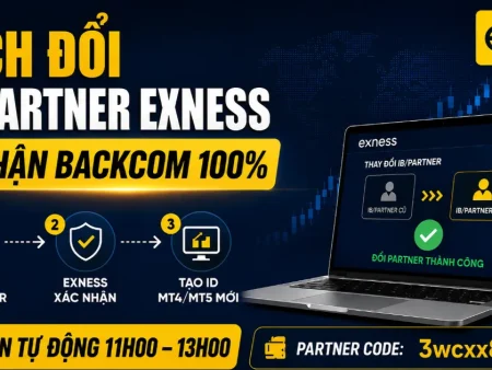 Cách đổi IB/Partner Exness để nhận Backcom 100%
